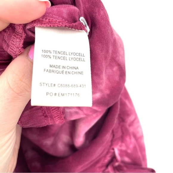 ANTHROPOLOGIE Cloth & Stone Daytripper Tie Dye Straight Leg Jumpsuit Romper - Picture 7 of 7